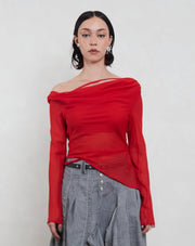 BACK IN STOCK: Áine Top | Red